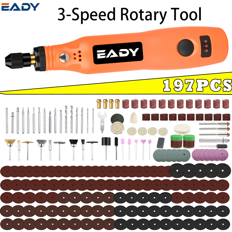 Power Tools Hardware - USB Cordless Rotary Tool Kit –