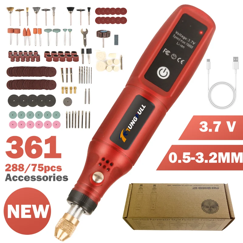 Power Tools Hardware - USB Rechargeable Cordless Engraving Pen Wireless