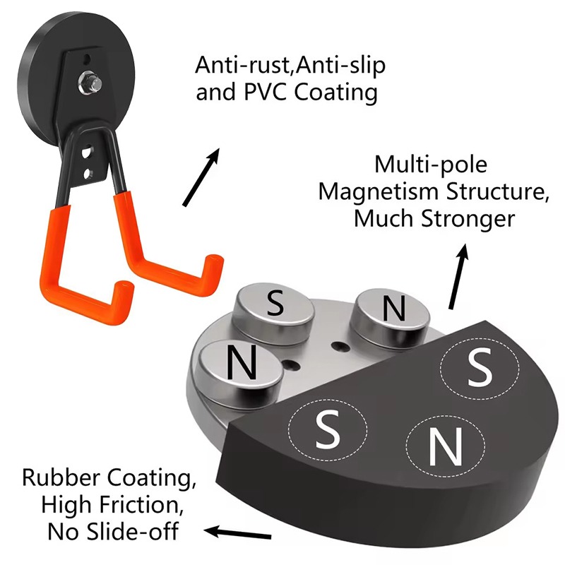Heavy Duty Magnetic Hooks Nail - Power Tools Use recension och pris