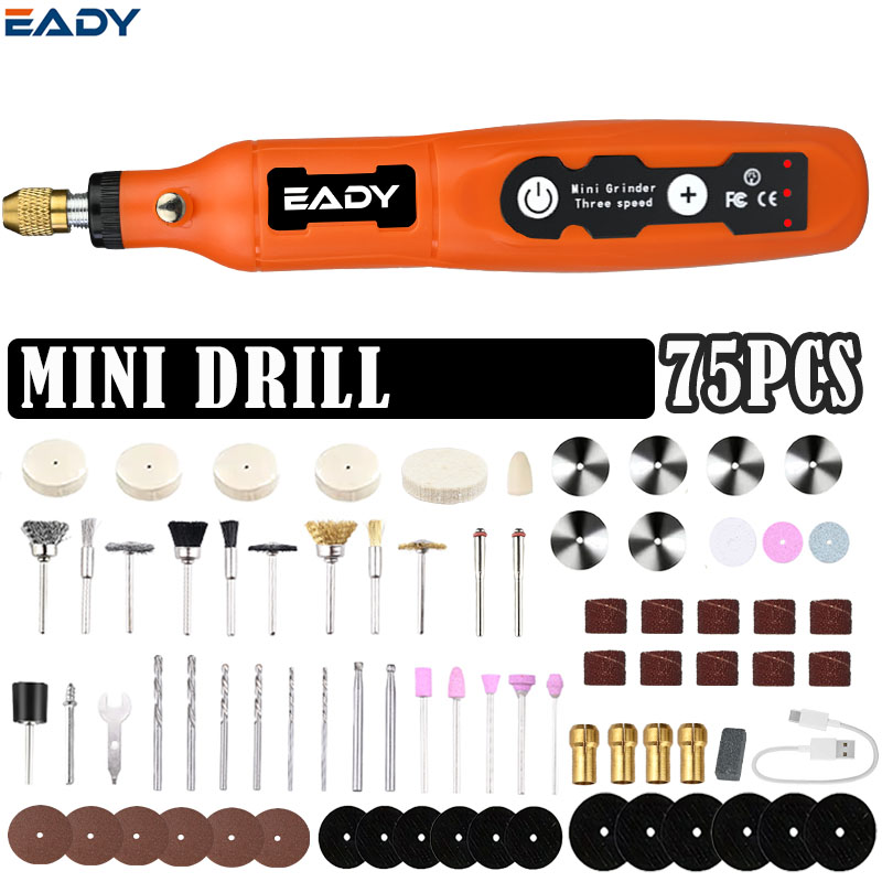 USB Cordless Mini Drill & Engr - Power Tools Hardware recension och pris