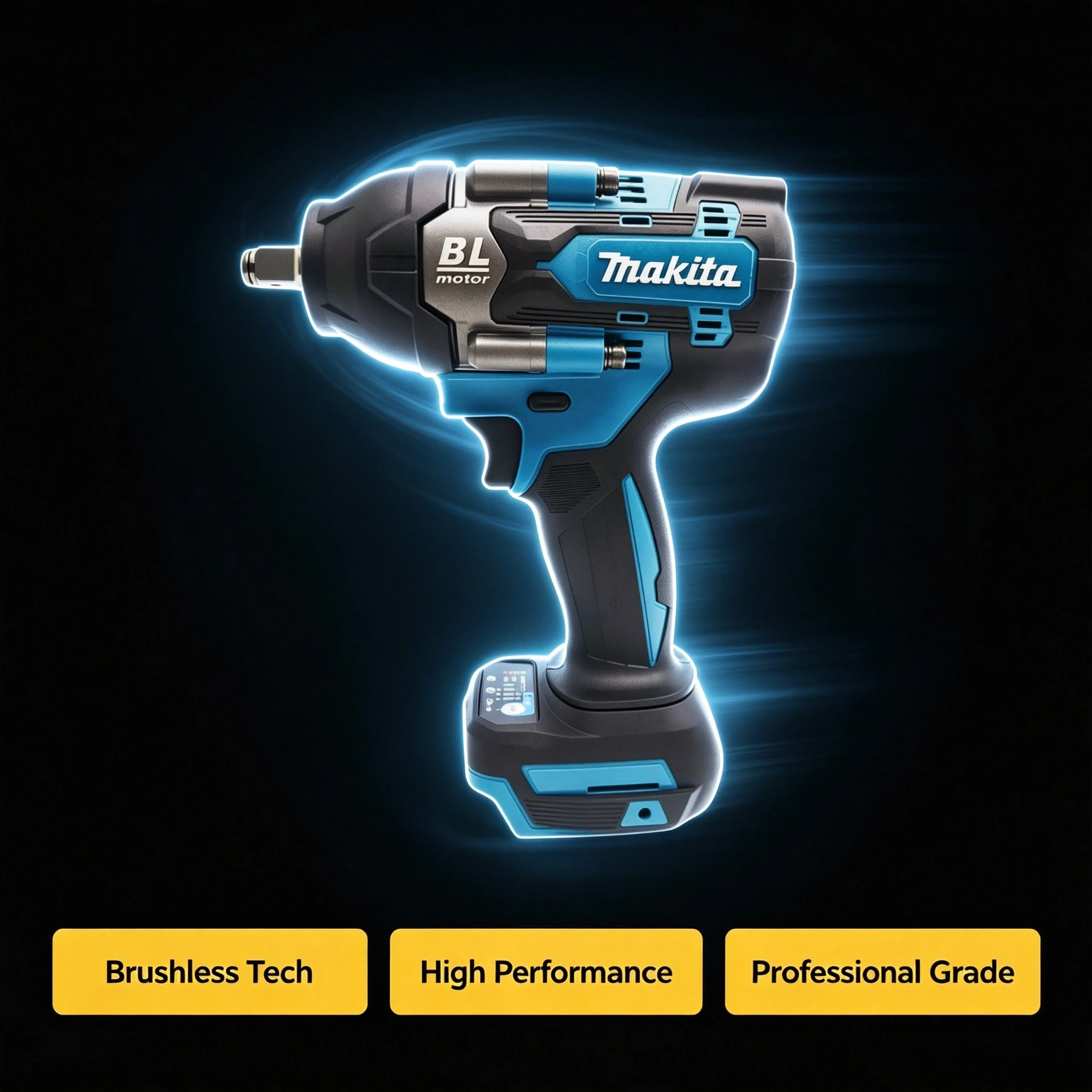Makita DTW700 Cordless Brushle - Power Tools Hardware recension och pris