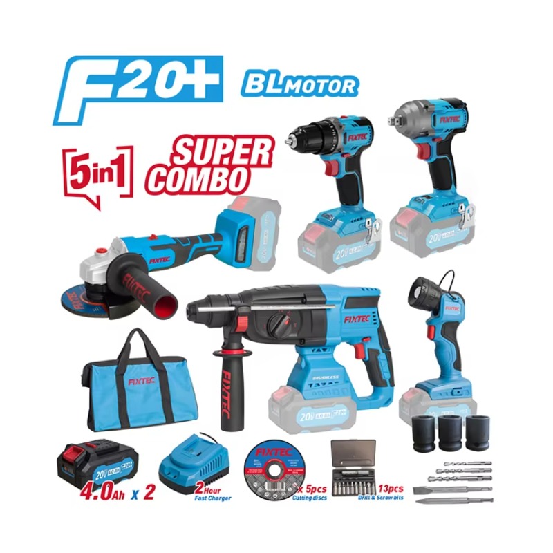 Power Tool Set 20V Cordless Br - Combo Power Tools recension och pris