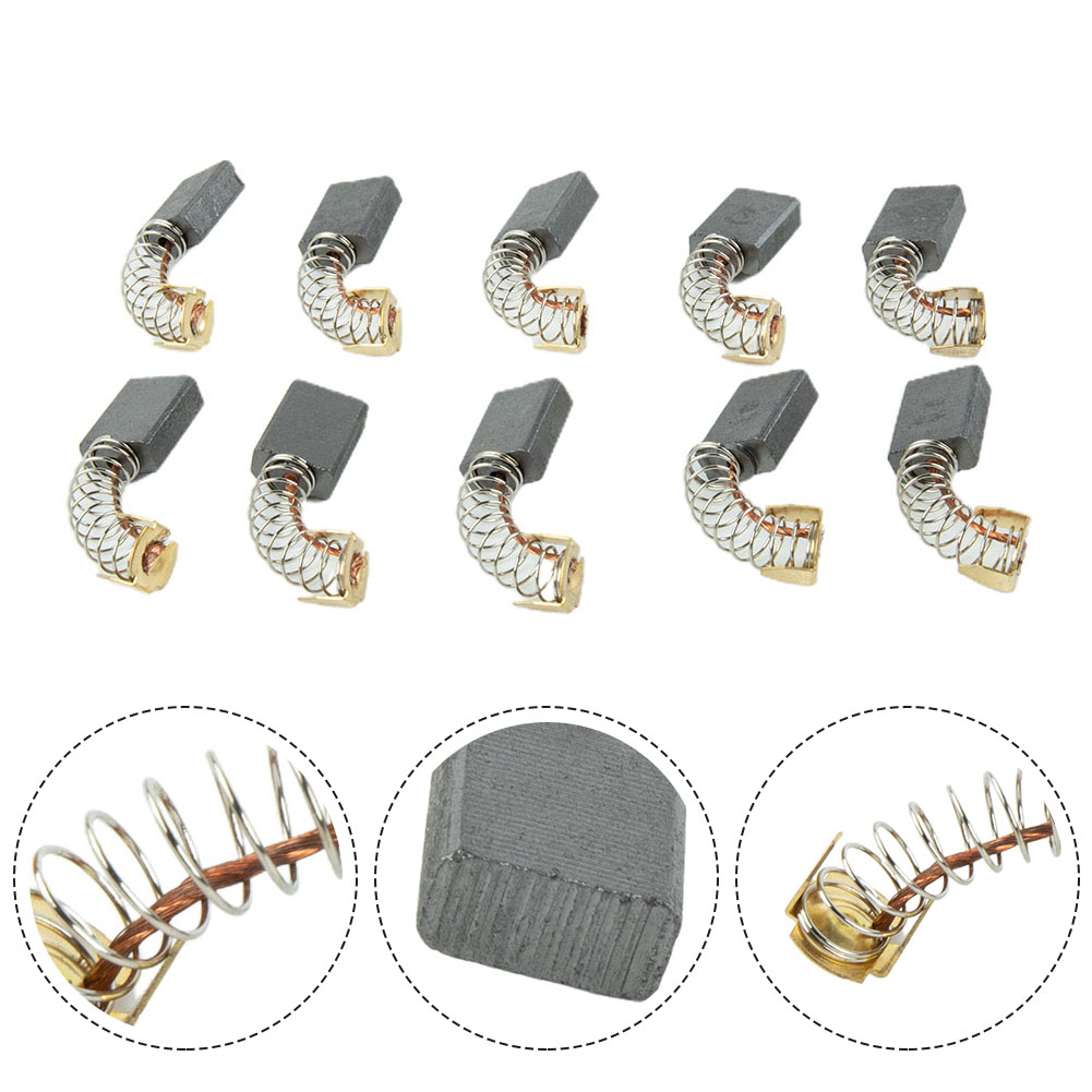 10pcs Carbon Brushes 6 mm x 10 - Power X Tools And Machinery recension och pris
