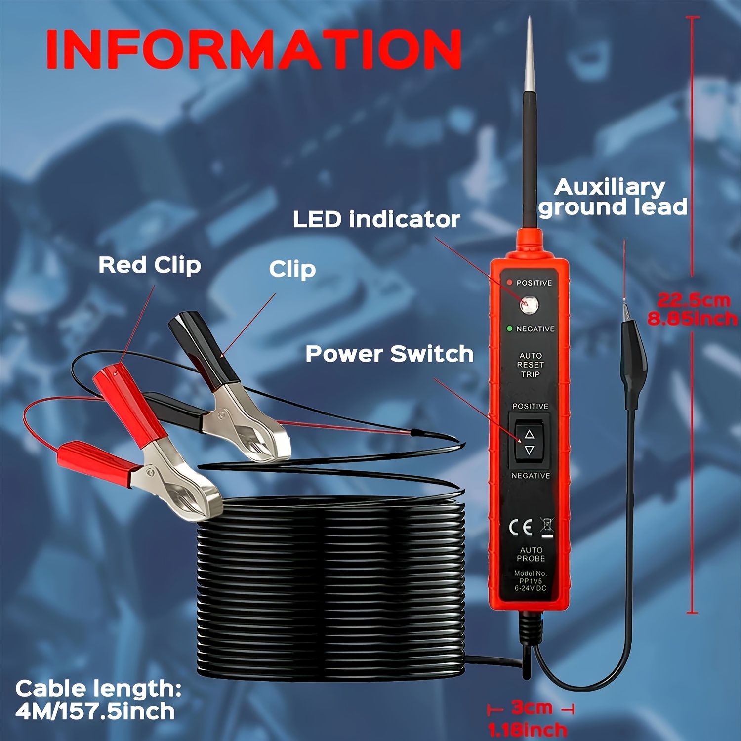 6V-24V Dc Multifunctional Auto - Power Tools Safety recension och pris