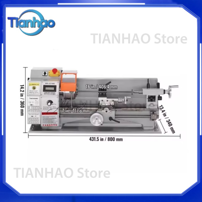 7'' x 16'' Metal Lathe Machine - Power X Tools And Machinery recension och pris