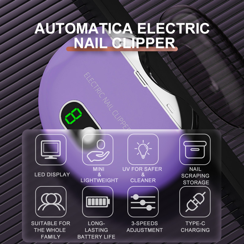 Electric Nail Clipper 3-Speed  - Power Tools Safety recension och pris