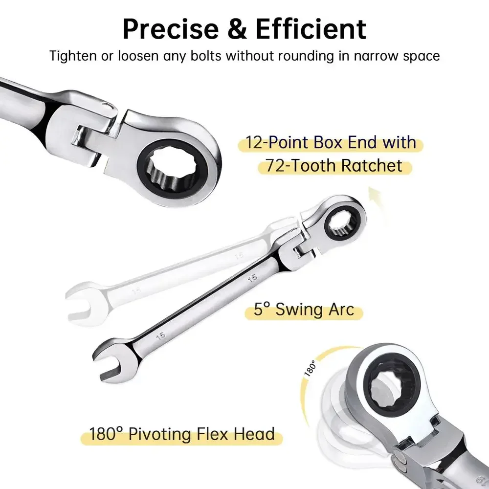 8mm 9mm 10mm 14mm 17mm Reversi - Power Tools Hardware recension och pris