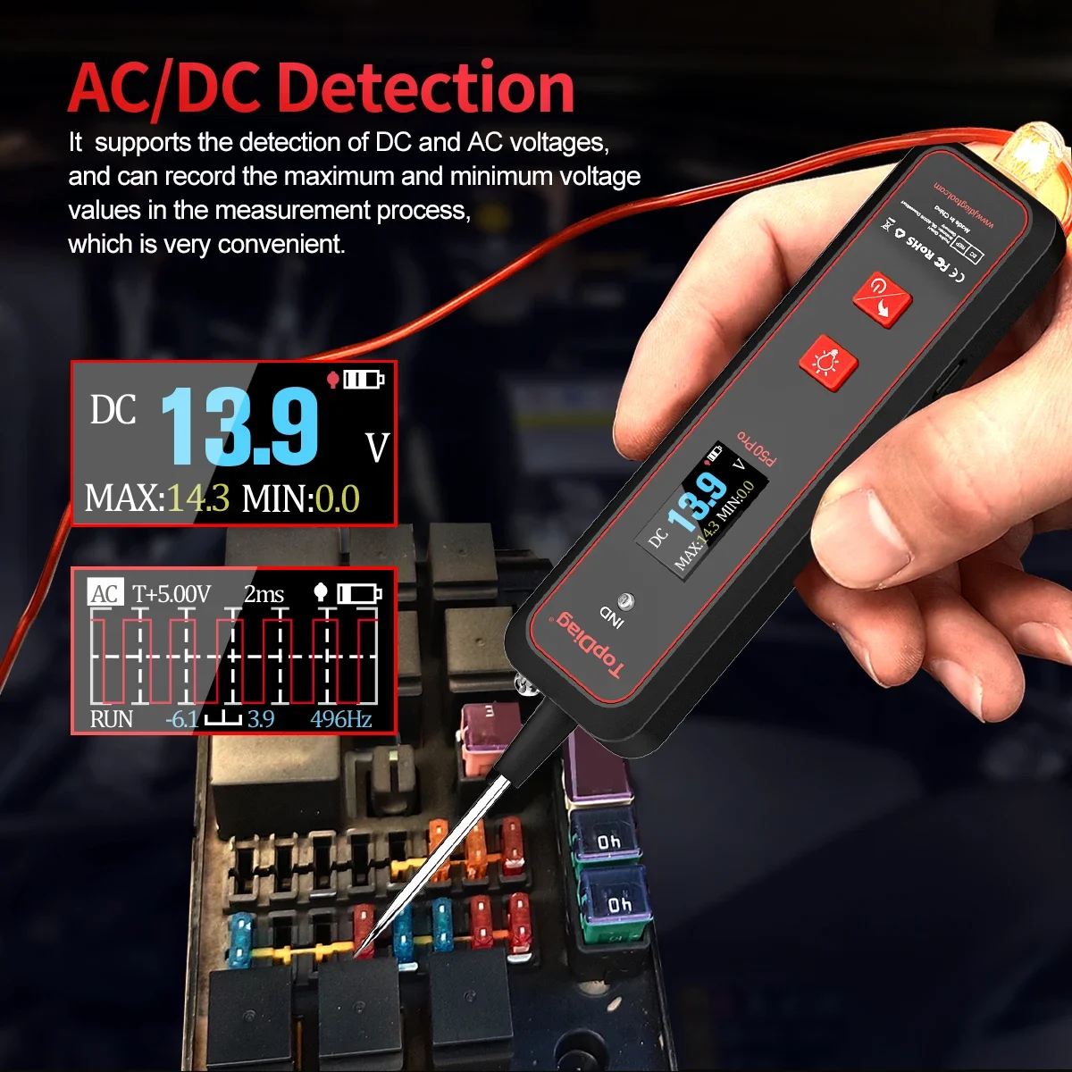 Topdiag P50pro JDiag Mini Osci - Power Tools Pro recension och pris