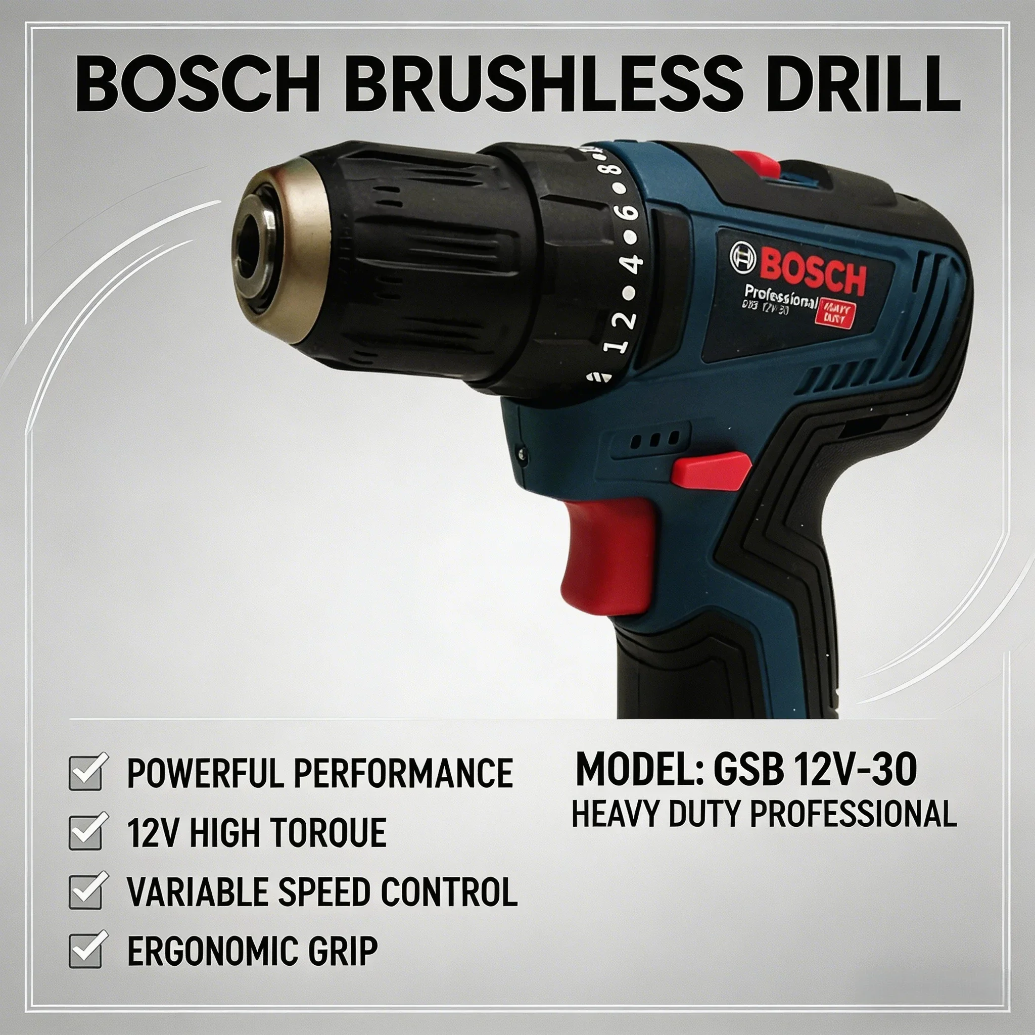 Bosch-GSB 12V-30 Professional  - Power Tools Hardware recension och pris
