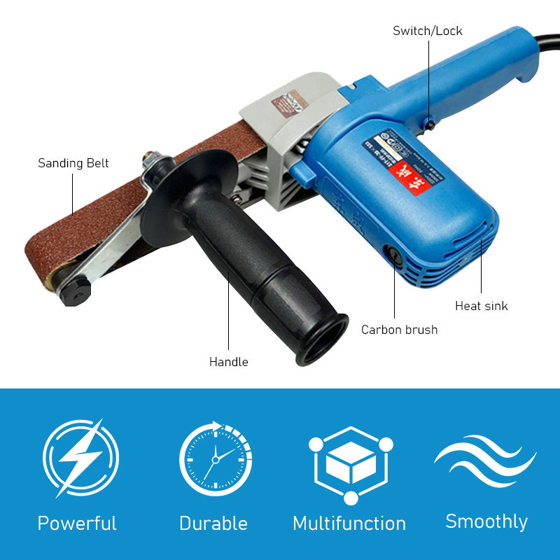 High Power Buffing Sanders Woo - Belt Sander Portable recension och pris