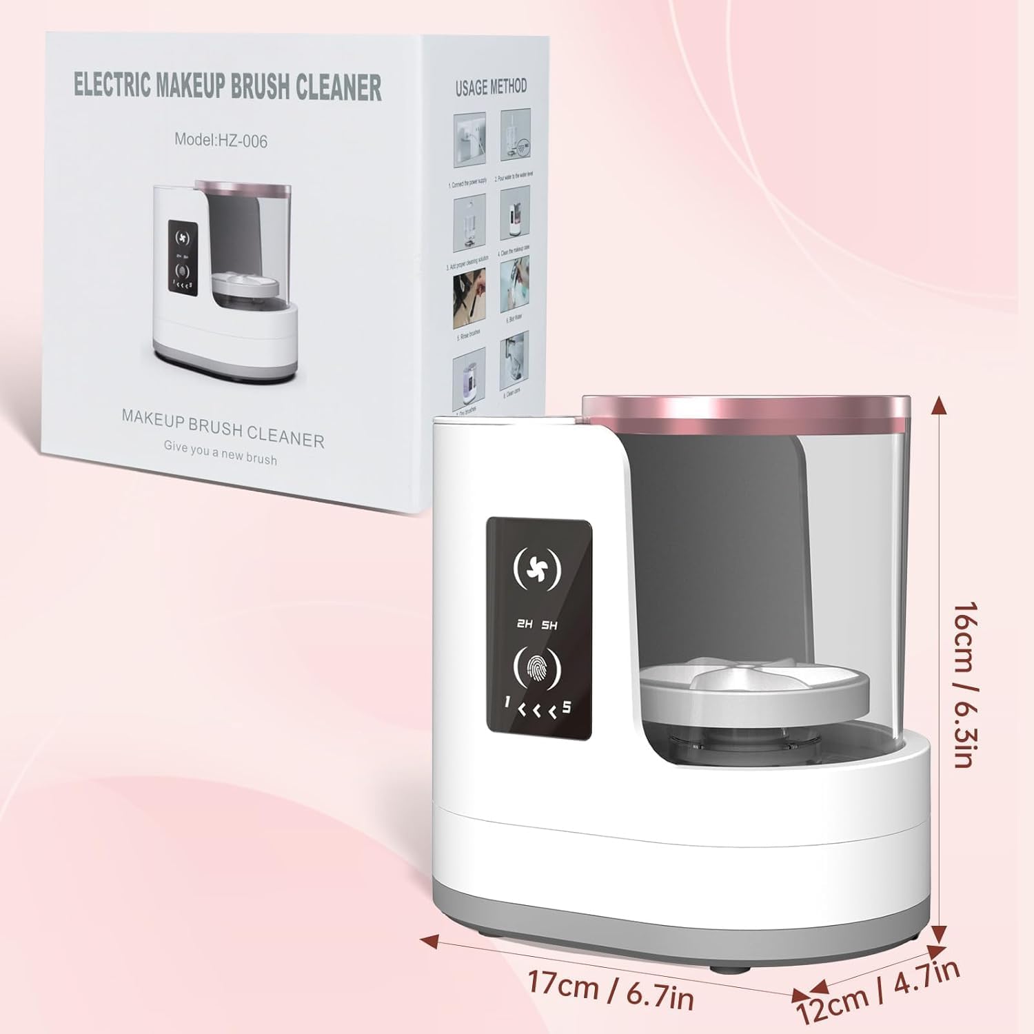 Automatic Rotating Makeup Brus - Power Tools Equipment recension och pris