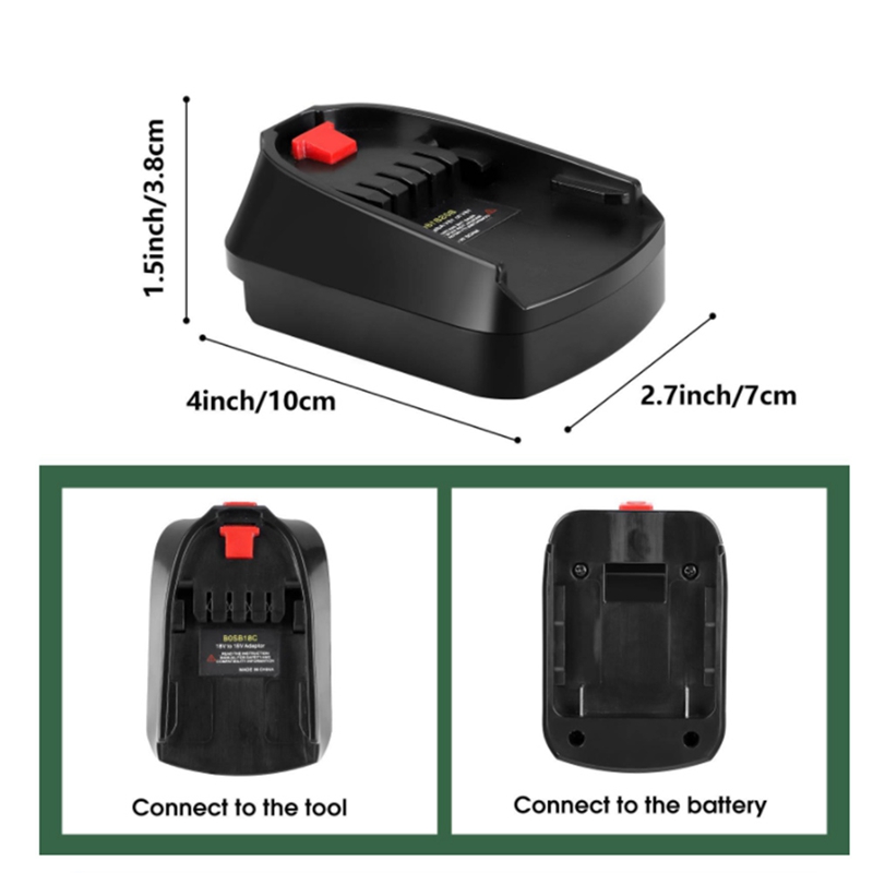 Battery Adapter for Bosch 18V  - Power Tools Use recension och pris