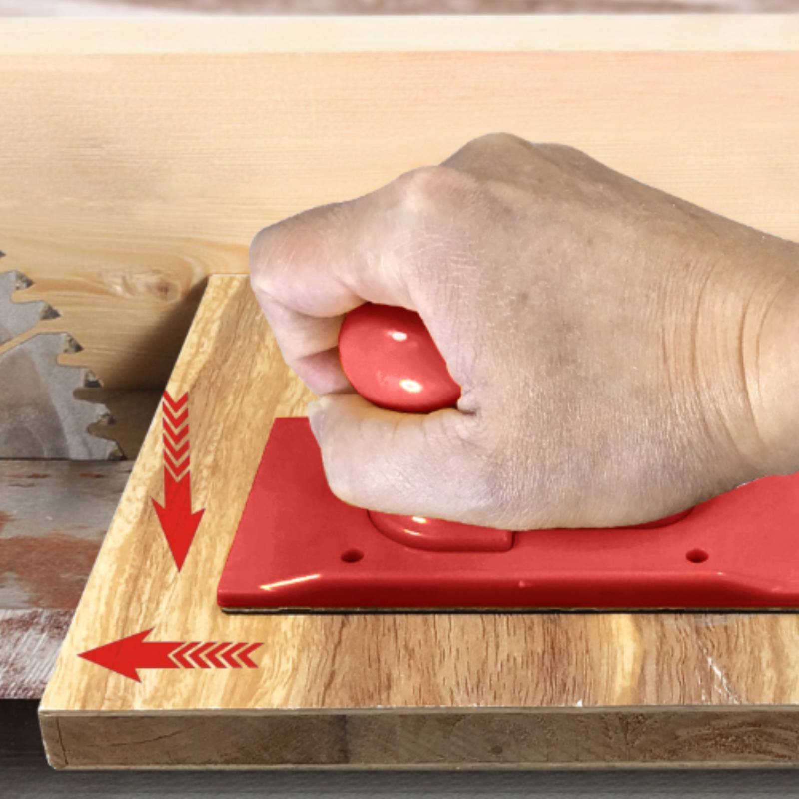 2 Pieces Woodworking Push Bloc - Power Tools Safety recension och pris