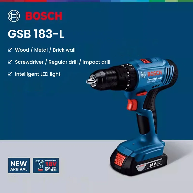 Bosch GSB183-LI Electric Drill - Power Tools Use recension och pris