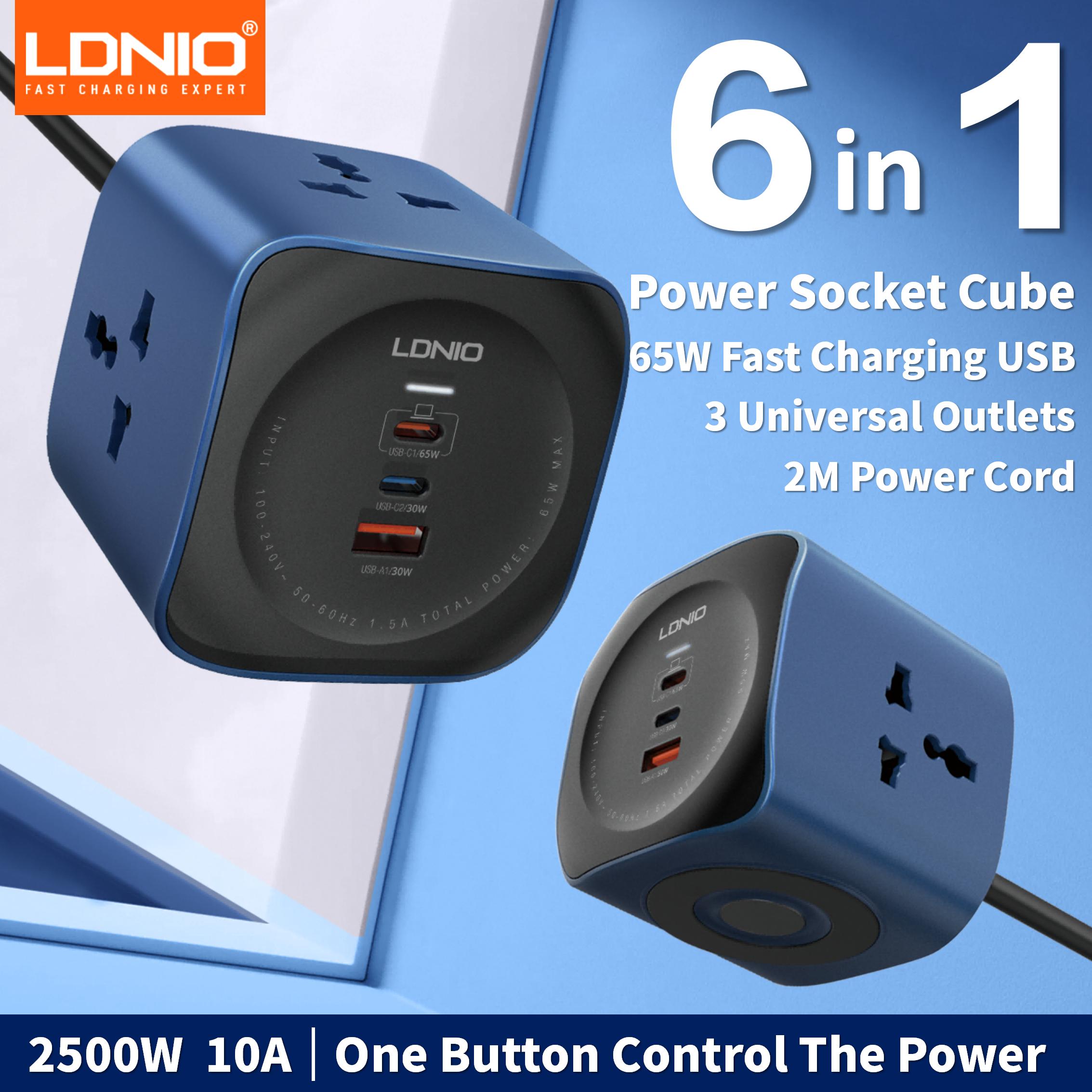 Cube Power Strip LDNIO 65W Cha - Power Tools Uk recension och pris
