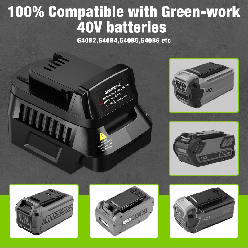 GRW40MIL18 Battery Adapter Con - Power Tools Use recension och pris